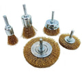 Kit Escova de Aço Latonado com 5 Peças BRASFORT F7270