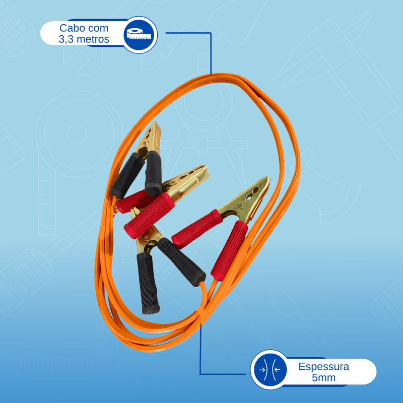 Cabo para Bateria 3,3m 150A PHILADELFIA PH21 - ROGA Ferramentas
