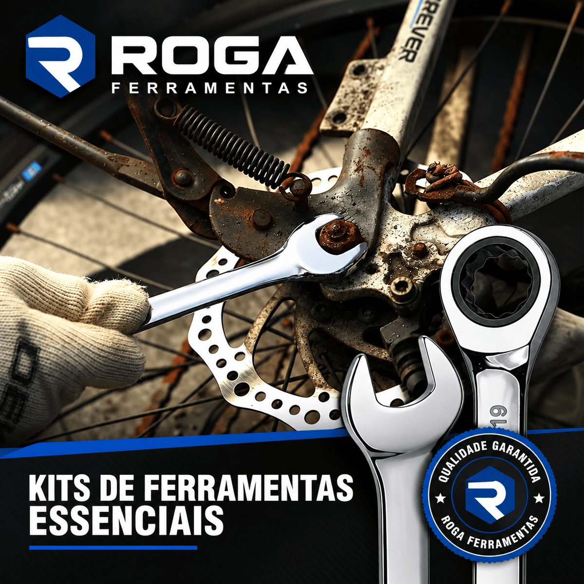 Jogo de Chave Combinada Articulada com Catraca 7 Peças CORNETA 3227070 - ROGA Ferramentas