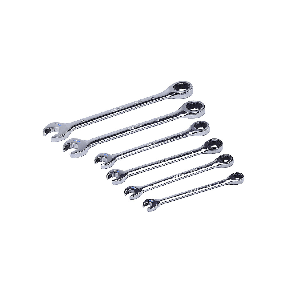 Jogo de Chaves Combinadas com Catraca SATA Speedy 8 a 19 mm 6 Peças ST09033G - ROGA Ferramentas