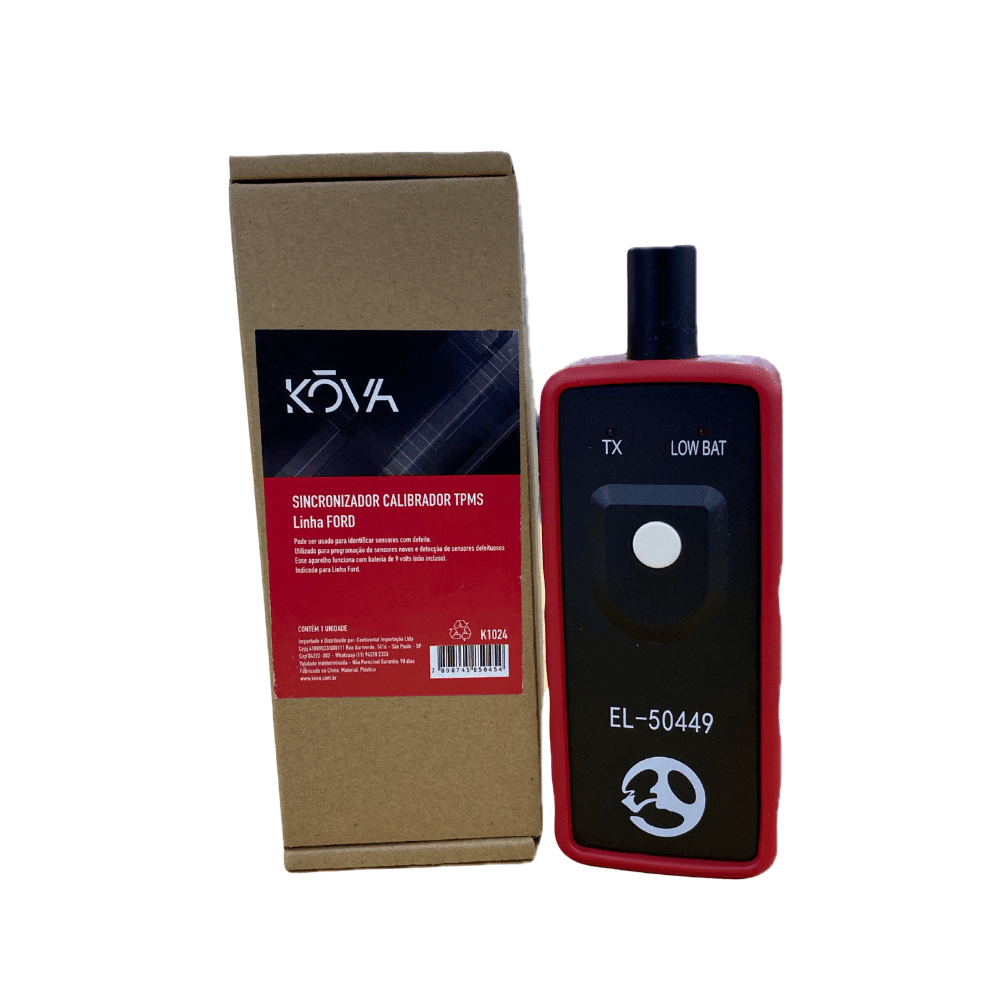 Sincronizador Calibrador TPMS Linha Ford KOVA K1024 - ROGA Ferramentas